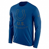 Men's Indianapolis Colts Nike Salute to Service Sideline Legend Performance Long Sleeve T-Shirt Royal,baseball caps,new era cap wholesale,wholesale hats